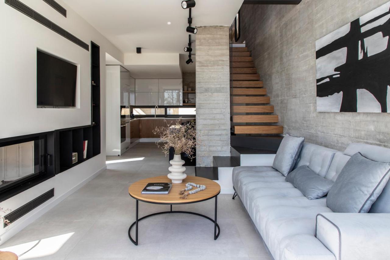 Ikies 3 Modern Eco-Friendly Private Seaview Signature Villas With A Pool Volos Exterior foto