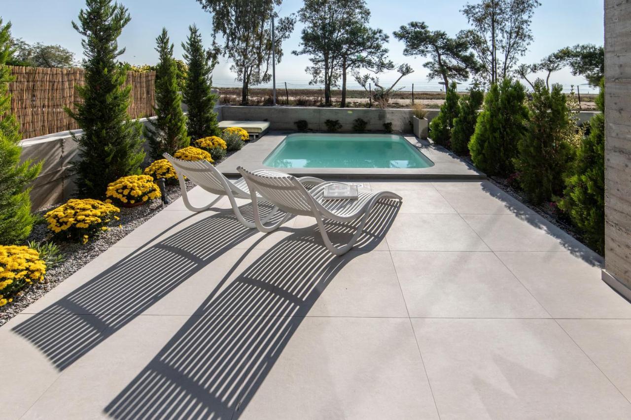 Ikies 3 Modern Eco-Friendly Private Seaview Signature Villas With A Pool Volos Exterior foto